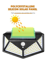 100 LED Solar Motion Sensor Light – Outdoor Waterproof Wall Lamp for Garden & Yard