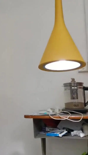 Modern LED Pendant Light E27 White Hanging Lamp for Kitchen Dining Bedroom