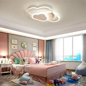 32W LED Ceiling Light Dimmable Remote Control 3000-6500K Cartoon Living Room