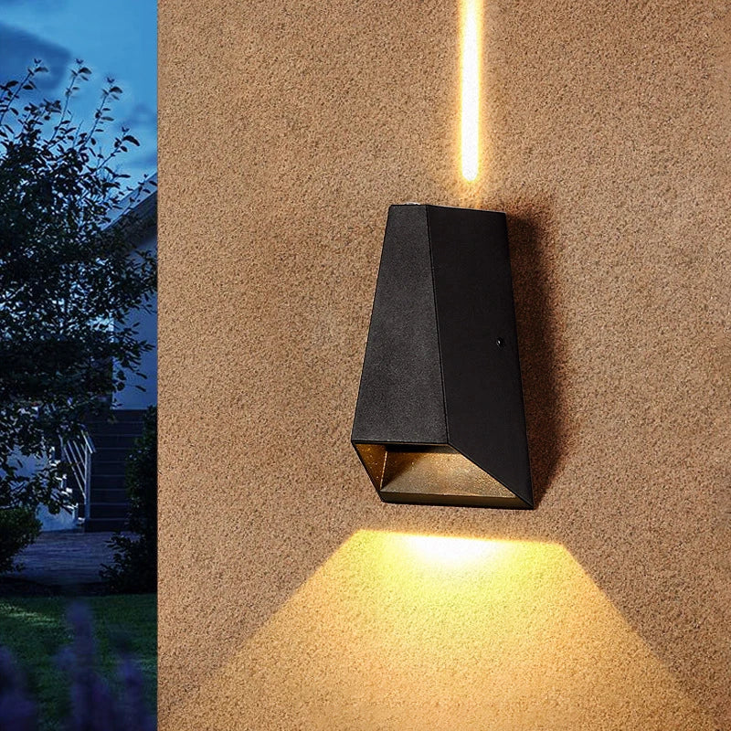 IP65 Waterproof LED Outdoor Wall Sconce Aluminum Porch Garden Modern Light