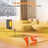 1500W Portable PTC Space Heater with Remote Swing Desk Heater