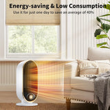 800W Portable Space Heater Fast Heating with Thermostat Tip-Over Protection