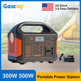 500W Portable Power Station Solar Generator LiFePO4 Battery UPS for Camping Home