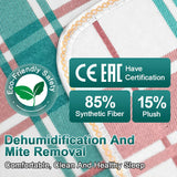 220V Electric Heated Blanket Thermostat Thick Winter Body Warmer 150x180cm