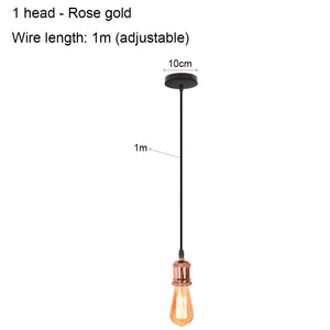 DIY Spider Chandelier Vintage Industrial Pendant Ceiling Light Home Hanging Lamp