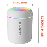 180ml Mini Air Humidifier USB Aroma Diffuser Essential Oil Cool Mist Maker Light