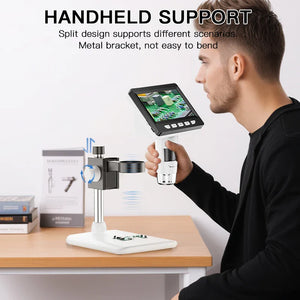 4.3 Inch IPS USB Digital Microscope 1000X Coin Soldering Repair Camera