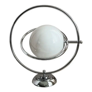 Minimalist Planet Desk Lamp Bauhaus Moon Glass Bedside Light Modern Home Decor