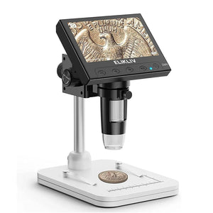 4.3 Inch LCD Digital Microscope 1000X Coin Repair Camera with LED for PC