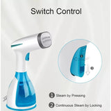 1500W Handheld Garment Steamer Fast Heat 280ml Portable Steam Iron Travel