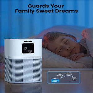 2 in 1 Air Purifier H13 HEPA with Aromatherapy for Allergies Pets Odor