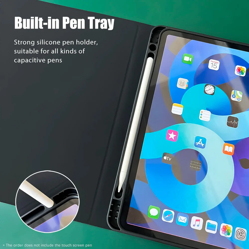 Wireless Keyboard Case with Mouse for 10.2 Tablet Touchpad Magnetic Cover