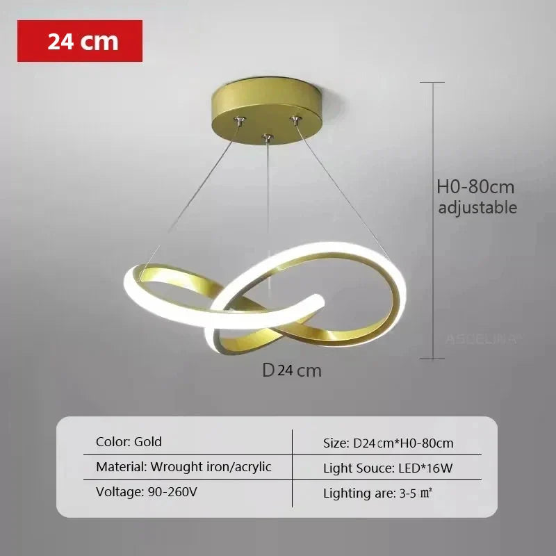 Moktan Sabai Nordic LED Pendant Lamp – Modern Ceiling Light for Dining & Living Room