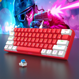 60% Wired Gaming Keyboard – 61-Key Compact RGB Backlight Waterproof for PC & Mac