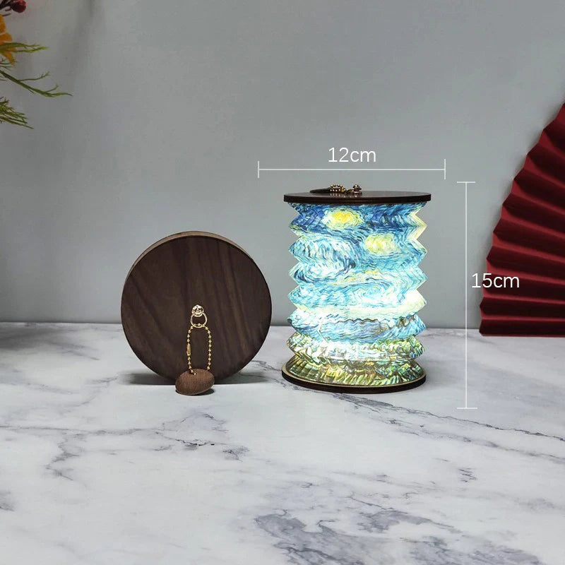 Foldable Touch Dimmable LED Table Lamp USB Rechargeable Portable Bedside Lantern