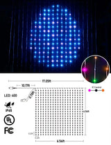 400 LED Smart Curtain Lights USB Fairy String Lights with App Control Music Sync DIY