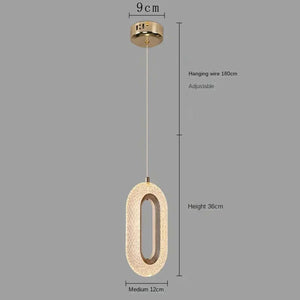 Modern Bedside Pendant Light – Long Line LED Wall Lamp for Bedroom & Living Room