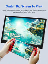 11.6" Portable Monitor 1366x768 LCD TFT Gaming Display HDMI Laptop PC PS4 Xbox