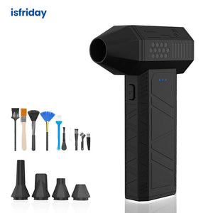 110000RPM Electric Air Duster Cordless Compressed Air Blower Mini Turbo Cleaner