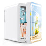 6L Mirror Beauty Mini Fridge LED Makeup Skincare Cooler Warmer Portable