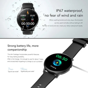 Men’s Smart Watch 2025 with Fitness Tracker, Heart Rate, Full Touch & Bluetooth Call