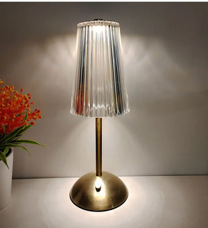 Rechargeable LED Table Lamp – Touch Dimmable Wireless Light for Bedroom & Desk
