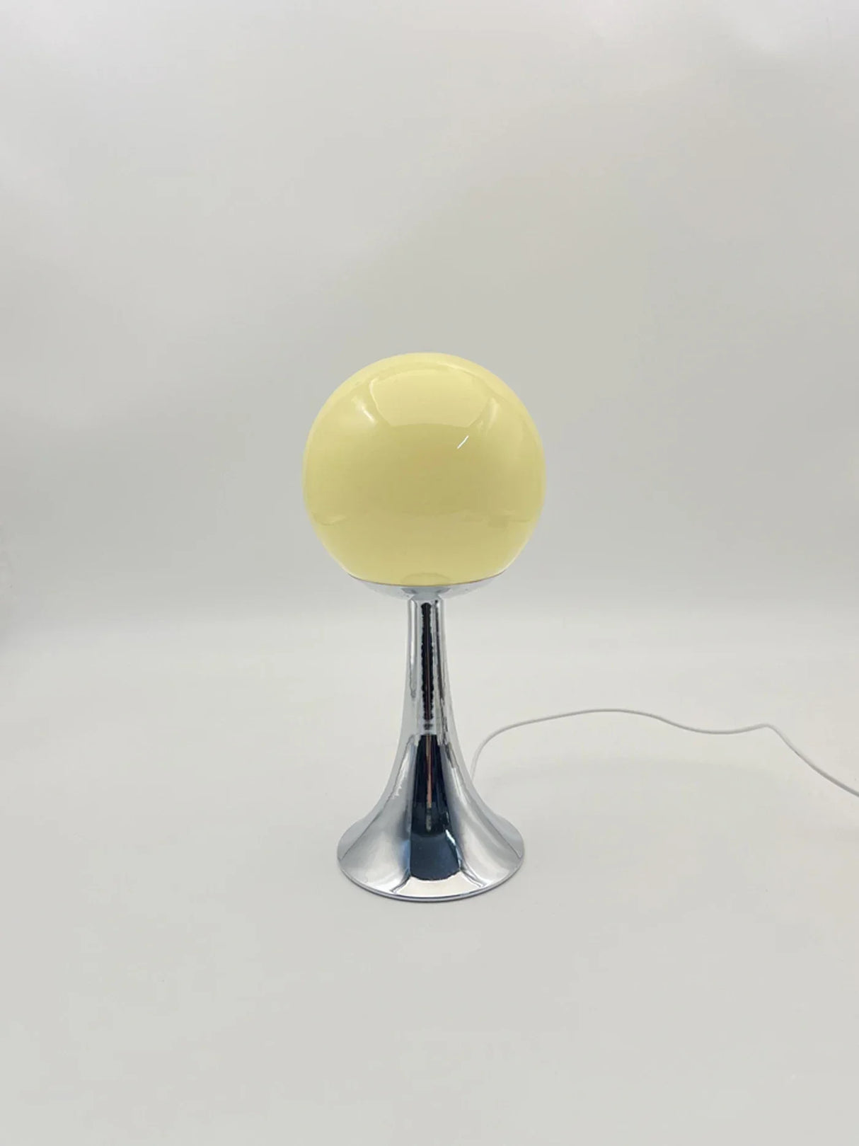 Glass Round Table Lamp Home Bedroom Desk Night Light Atmosphere Bedside Lamp