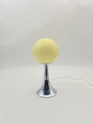 Glass Round Table Lamp Home Bedroom Desk Night Light Atmosphere Bedside Lamp