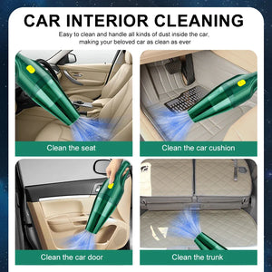 Wireless Mini Car Vacuum Cleaner Strong Suction Portable Handheld Blower