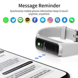 AMOLED Smart Watch Fitness Tracker Heart Rate Waterproof Sports Watch for Men Women