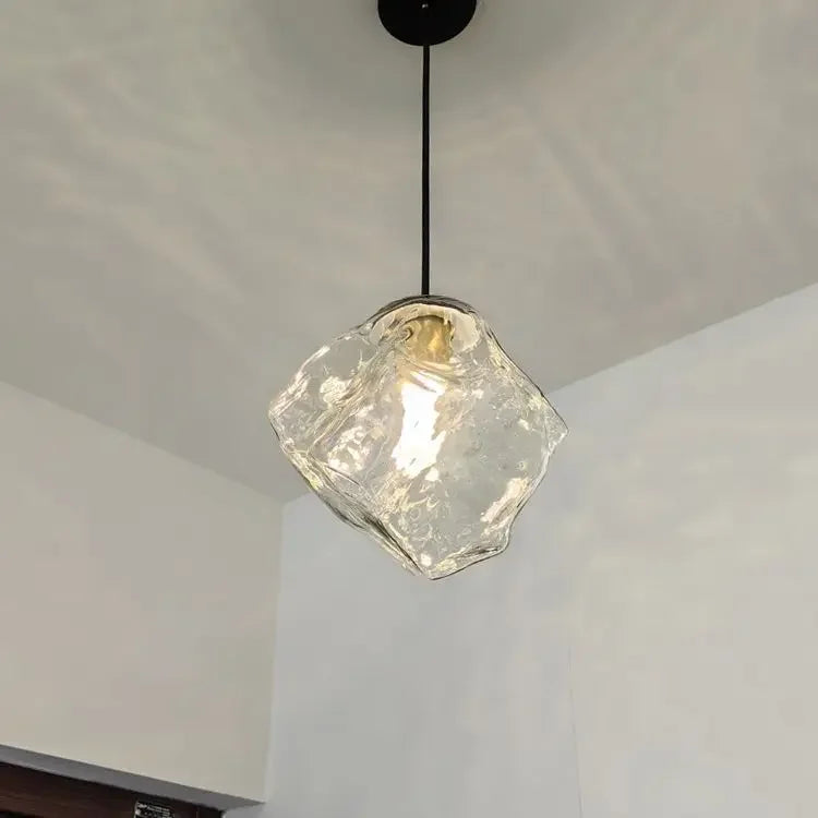 Ice Cube Lava Pendant Light Adjustable LED Chandelier for Bedroom Bar Restaurant