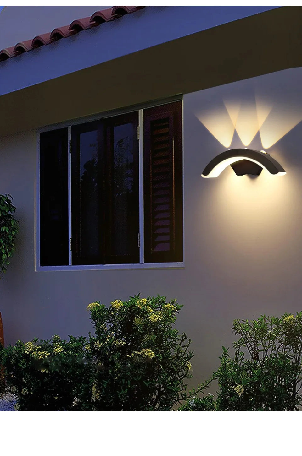 Outdoor Wall Light IP66 Waterproof 10W LED Sconce for Garden & Balcony