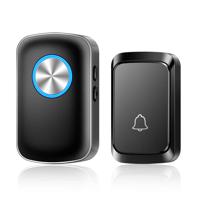 Wireless Smart Doorbell 300M Range Plug In 60 Melodies LED Light Volume Control