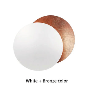 Solar Eclipse Wall Light – Moon Design Vintage LED Sconce for Bedroom & Stairs