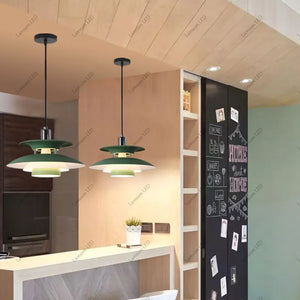 Danish UFO Pendant Ceiling Light – E27 Hanging Lamp for Bedroom & Dining Room