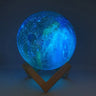 3D Moon Lamp Galaxy Night Light 16 Color Touch Remote LED Kids Bedroom