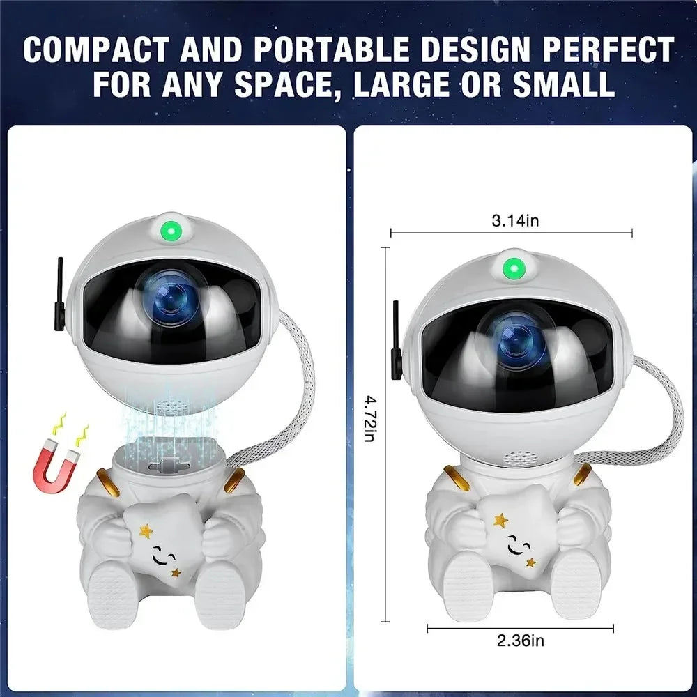 Astronaut Star Projector Galaxy Night Light LED Nebula Ceiling Lamp for Bedroom