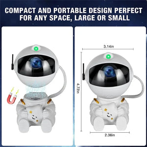 Astronaut Star Projector Galaxy Night Light LED Nebula Ceiling Lamp for Bedroom