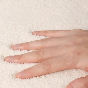 Cream Irregular Area Rug Non Slip Modern Nordic Wave Floor Mat