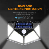 100 LED Solar Motion Sensor Light – Outdoor Waterproof Wall Lamp for Garden & Yard