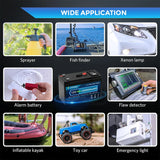 12V 150Ah Lithium Battery with BMS for RV Home Solar Off-Grid Marine Power System