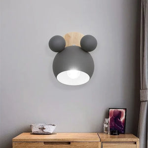 Mickey Wall Lamp – Cartoon Wall Light for Kids Room, Bedroom & Nursery Decor