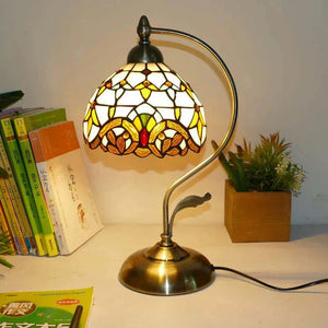Tiffany Style LED Table Lamp Bedside Bedroom Decorative European E27 Lighting