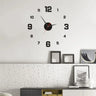 Luminous Digital Wall Clock Silent LED 3D DIY Modern Bedroom Living Room Decor