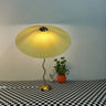 Vintage Pleated Table Lamp Umbrella Squiggle Bedside Night Light Living Room