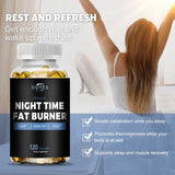 Nighttime Fat Burner Supplement - Supports Cardiovascular and Digestive Health, Benefits Sleep Quality, Weight