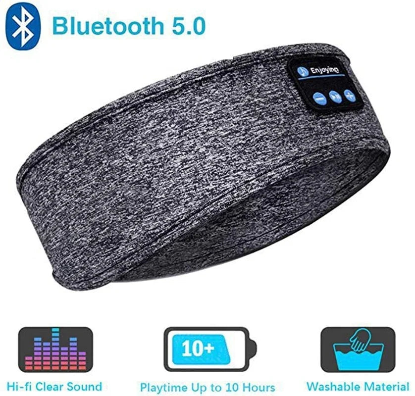 Bluetooth Sleep Headphones Headband Wireless Eye Mask for Side Sleeper Comfort