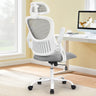Mesh Ergonomic Office Chair Flip-Up Arms Adjustable Headrest Lumbar Support