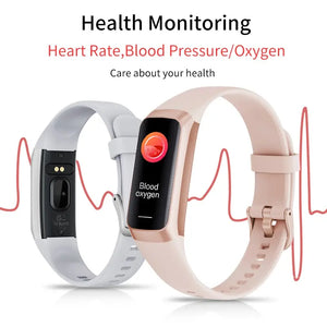 AMOLED Smart Watch Fitness Tracker Heart Rate Waterproof Sports Watch for Men Women