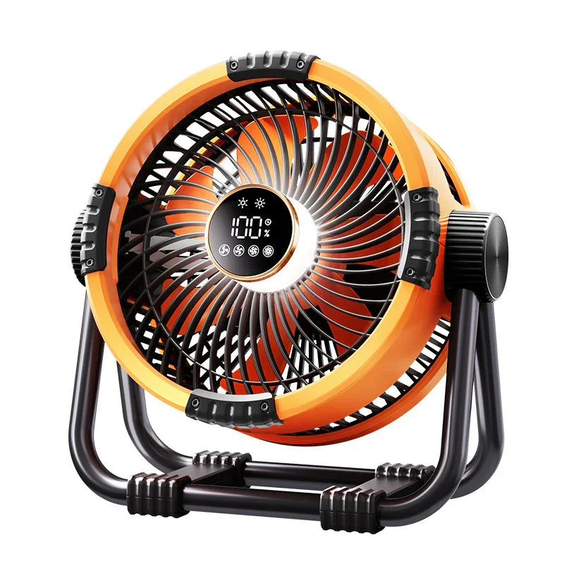 Camping Fan 20000mAh Rechargeable with LED Light Power Bank